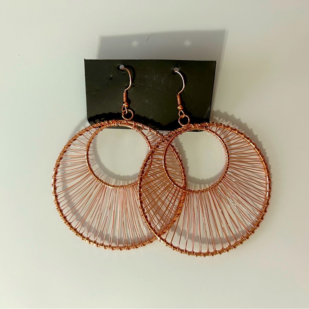 Rose Gold Hoop Earrings